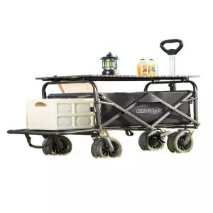 접이식 캠핑 왜건 상판 테이블 A 트레일러 클래식그린 카트 대형 웨건 캠핑