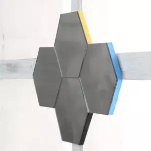 빠띠라인 인테리어 육각스펀지 아크릴 거울 W130EBE