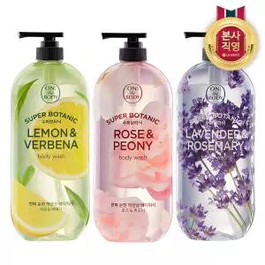 온더바디 수퍼보타닉 바디워시 900mlX3개 (4종 택1)