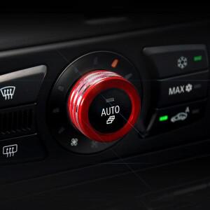 BMW 2004-2010 5 시리즈 E60 E61호환  대시보드 AC 컨트롤 노브 장식 링  커버 3개 실내 악세사리 튜닝