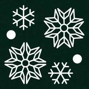 /리틀메테오 크리스마스 장식 시트지 성탄절 윈도우 스티커 008