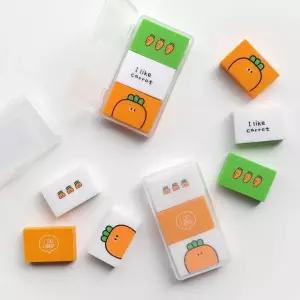 당근 어린이집 교회 케이스 초등학교 유치원 학원 지우개 랜덤 단체선물 친구들