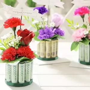 다온나들  미니 케익 플라워 용돈 박스 어버이날 부모님 생신 선물 용돈케이크 가정의달 (10)