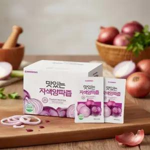 빨간 양파즙 무안 자색 건강 국산 적양파 100ml 50개