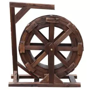 카페 물레 야외 물레방아 분수대 소형 나무 가드닝 정원 장식 폭포 호텔 연못 조형물 꾸미기