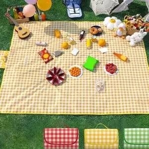 나들이 잔디밭 데일리 가벼운 산책 매트 캠핑 소풍 실용적 손잡이 쾌적한 다용도 돗자리