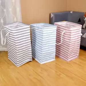 의류수거 바구니 재활용 대용량 대형 쓰레기 부직포 72L 분리수거함 빨래