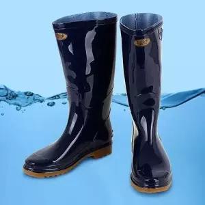 위생 남장화 주방 조리화 미끄럼방지 고무방수 물장화 W163B19