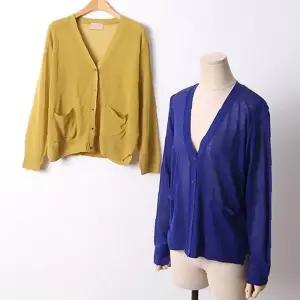 브이넥 빅사이즈 프리썸머루즈핏가디건 플러스사이즈 큰옷 DRMD271 미시옷 여성의류