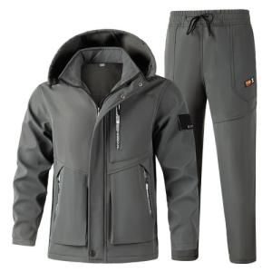 겨울 기모 바람막이 후드점퍼 트레이닝 츄리닝 세트 작업복 등산복 남성용