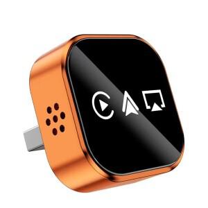 3in 1 무선 카플레이 안드로이드 호환 오토 에어플레이 어댑터 2025 WiFi 블루투스 5 USB 플러그 앤 유선