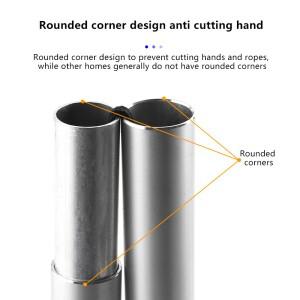 1개 5단 1.6/2M 알루미늄 합금 조절식 쉘터 어닝 지지대 폴 접이식 비치 캐노피 텐트 타프