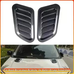 본넷덕트 후드 에어덕트 자동차 장식 현실적인 공기 배출구 디자인 환기 흡입 바디 내구성 붙여 넣은 잎 보