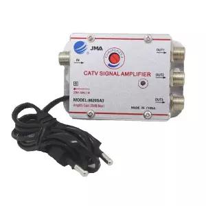 dmb안테나 3 웨이 케이블 TV 스플리터 증폭기 디지털 안테나 신호 부스터 가정용 장비 45Mhz 860MHz EU 플