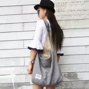 데일리 여성 숄더백 가벼운 지퍼 숄더백 대용량 에코백