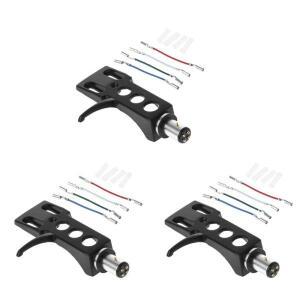 ABUO-3X 포노 턴테이블 헤드쉘 마운트 카트리지 축음기 홀더 LP 디스크 레코드 플레이어용 스타일러스 리드