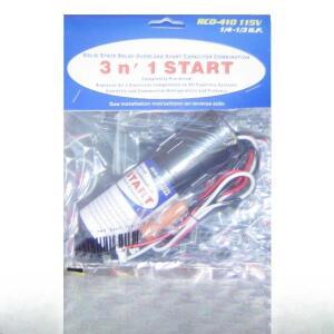 리뉴얼 1PCS 유니버셜 RCO410 냉장고 3-in-1 하드 스타트 키트 RC100 AP4503019 2P 용 릴레이 커패시터
