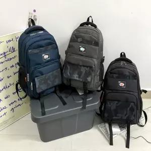 남녀공용 밀리터리 포인트 홀로그램 패치 백팩 Ijt9+1kIt