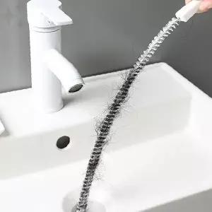 욕실 세면대 싱크대 배수관 하수구 파이프 막힘 제거 청소 도구 긴 손잡이