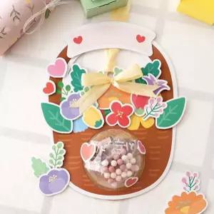 사탕 종이 종이바구니 꽃바구니 포장선물 만들기 단품 축하꽃 만들기키트