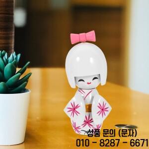 기모노 나무 장식 탁상 일본 인형 스타일 파티 소녀 선물 홈 공예 여행