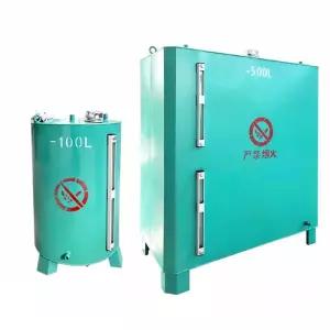 보일러기름탱크 기름통 석유 저장고 공장 게이지 드럼통