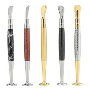 3in1 담배 파이프 프레 서 프레스로드 시가 패스 바늘 드릴 흡연 탬퍼 클리너 청소 도구