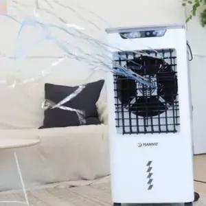 이동식 냉풍기 대용량 3면 이동식 냉풍기 사무실 가정용 공기순환기 저소음 타워형 4단계 선풍기 풍속 날개