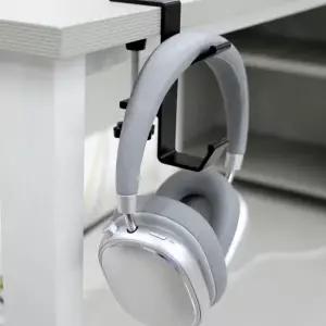 헤드폰 거치대 알루미늄 스탠드형 데스크 헤드셋 거치대 책상 걸이 고정