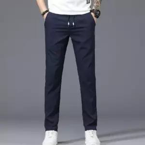 면바지 일자팬츠 밴딩 남성 기모안감 슬랙스 방한 따뜻 겨울