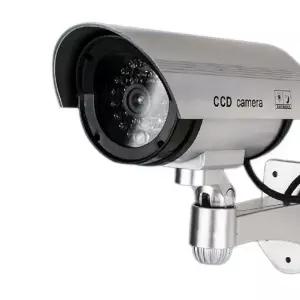 가짜 cctv 방범 감시 카메라 모형 cctv 사무실 실외용 매장 현관 전원선 조절 위장 회전 부착