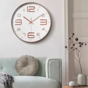 벽걸이 시계 인테리어 디자인 북유럽 무소음 벽걸이 시계 깔끔한