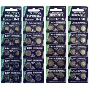 무수은 전지 작은 배터리 건전지 알카라인 코인 전지 시계 납작한 교체용 소형기 보청기 원형 기기 소형