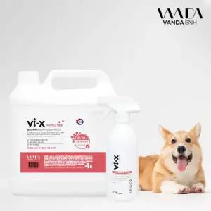 (9680원/4.5L 대용량 탈취제 본품+스프레이 증정)바이엑스 펫전용 강아지 개 배변 냄새제거 탈취제 여름