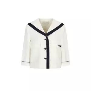 [JJ지고트](의정부점)배색 세일러 칼라 재킷(GP4A0JKR81)