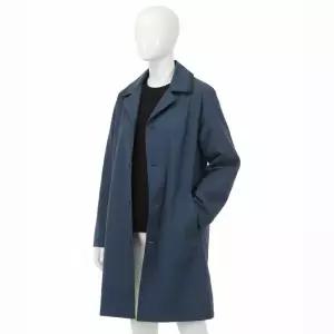 LUVISTRUE 남녀공용 하프 코트 네이비