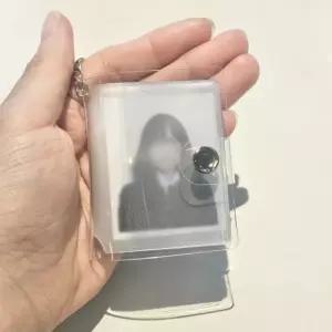 최애 포카 증사 사진 보관 미니 클리어 앨범 포카 증사 액자키링 앨범키링 포토 미니앨범 네컷사진