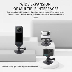 호환 고프로 13/인스타360 X5/X4/에이스 2/디지 오즈모 포켓 3/액션 6/5 오토바이 헬멧 차량용 마운트용 플