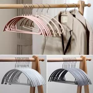 PVC 옷걸이 논슬립 어깨뿔방지 옷늘어남방지 옷걸이 5color