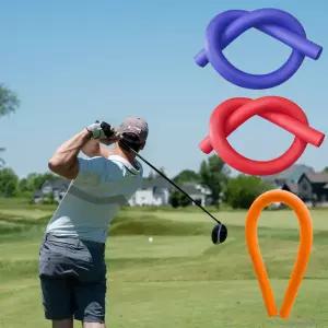 라텍스 스틱 스펀지 골프 자세 교정기 스윙밸런스 훈련 실내 골프 스윙 연습기 용품 바디턴 자세