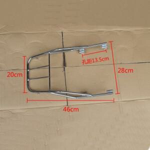 스즈키 하오주에 칭치 징청 QJ모터 하오진 GS125 HJ125 바이크 오토바이용 호환 크롬 리어 브래킷 화물