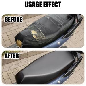 바이크 오토바이 시트 쿠션 커버 범용 호환 스판 인조 가죽 방수 자외선 차단 보호 모토 악세사리 80 cm 88