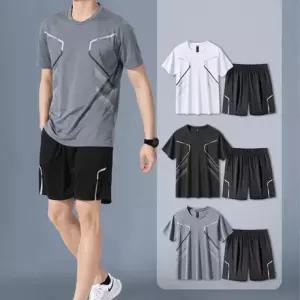 은창스포티 액티브 썸머 상하의 바지 세트 남성 스포츠 투피스 상하의 셋업 세트 여름 반바지 반팔