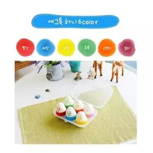 허니 크레파스 크레용 에그톡 물감놀이 6컬러 [f10F589]