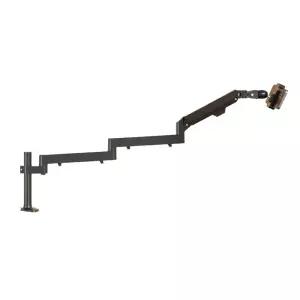 긴 모니터암 거치대 듀얼 싱글 1m 상하 화면 늘림 더블 폴타입 신축성 걸이