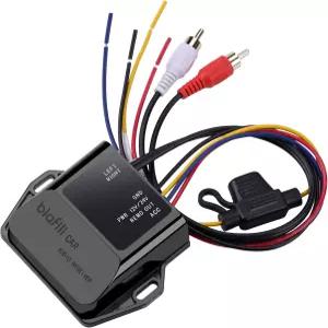 blafili CAR Bluetooth 5.2 수신기 - aptX 어댑티브 HD AAC SBC 12V/24V 호환 원격 트리거 스테레오 RCA