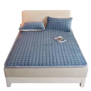 세사극세사패드 침대패드퀸 우유 쿠션 벨벳 극세사패드 라지킹침대패드