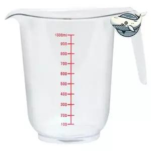[콩심팥심]주방 계량 비커 1000ml 플라스틱 눈금컵