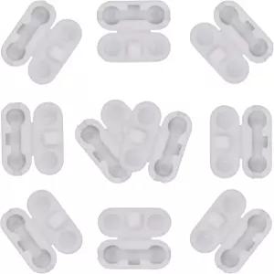 롤러 그늘 및 수직 블라인드용 구슬 체인용 흰색 플라스틱 체인 커넥터(10팩)(체인 미포함)