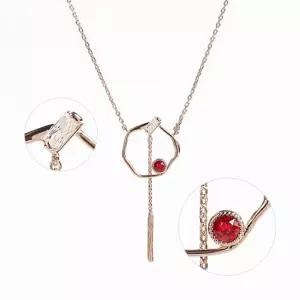 코스모 탄생석 목걸이